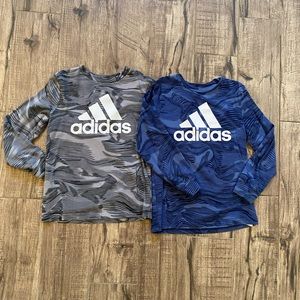 2 Long sleeve Adidas shirts